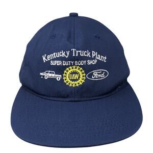Kentucky Truck Plant Super Duty Body Shop Ford Baseball Cap Blue OS Vintage
